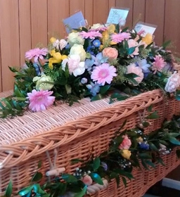Funeral Casket sprays and Venue flowers